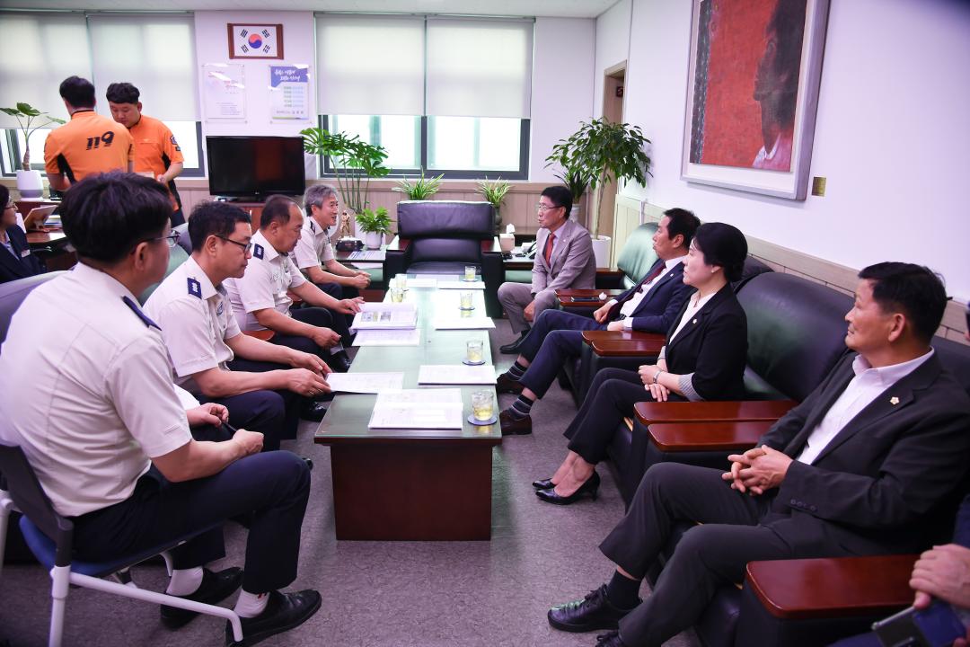 후반기 유관기관방문(소방서, 농협, 교육지원청, 경찰서)