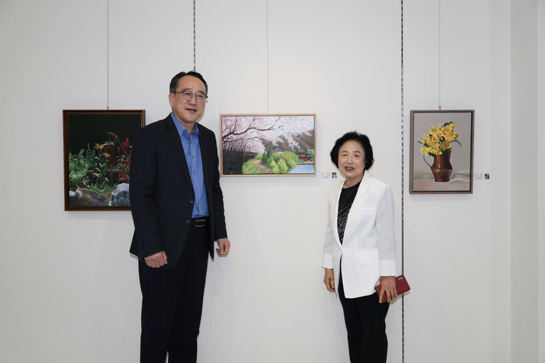 제50회 중봉충렬제 문화교실 회원전 전시 옥천문화원