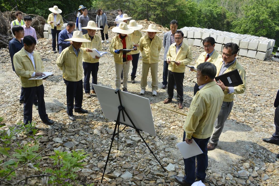 2019년도 사업장점검 현지 확인-안내 장계리 향수30리 자전거도로 개설공사