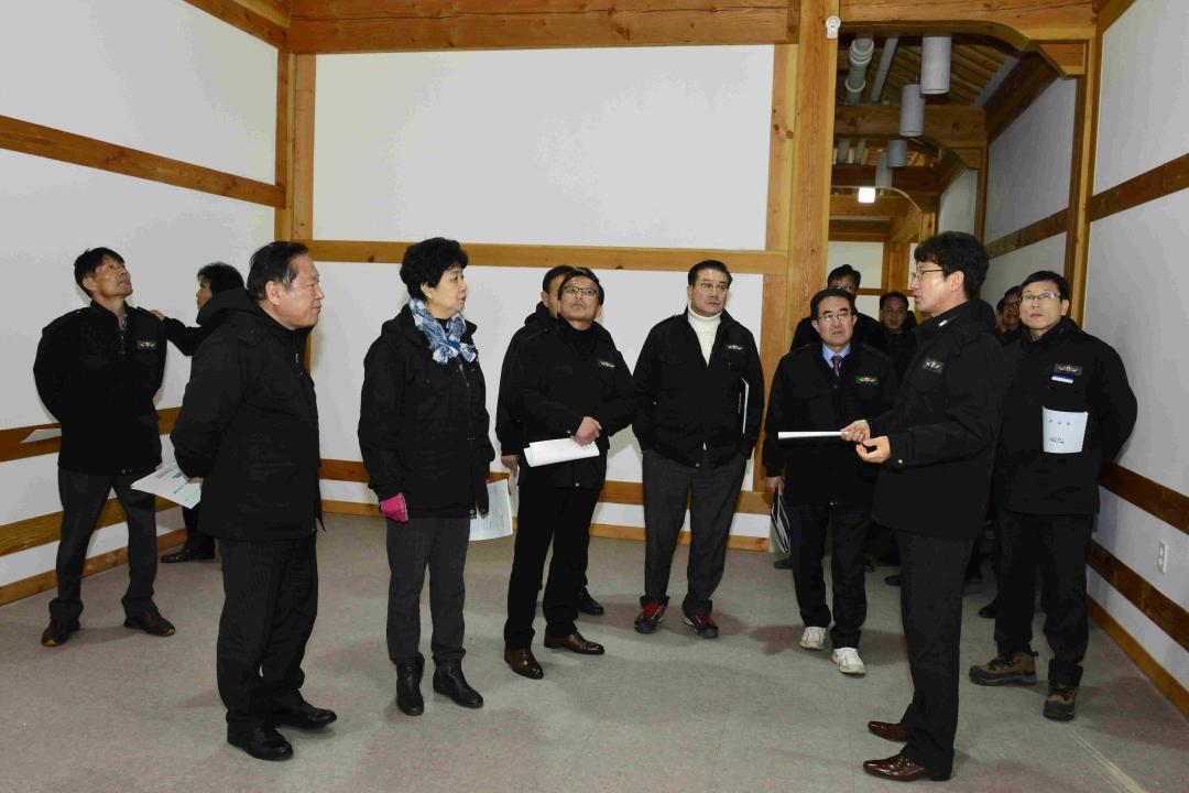 행정사무감사 특별위원회 현지확인-전통문화체험관 조성사업