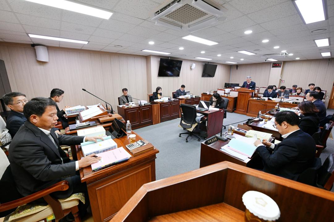 제311회 옥천군의회 제2차 정례회 예산결산특별위원회 제1차회의