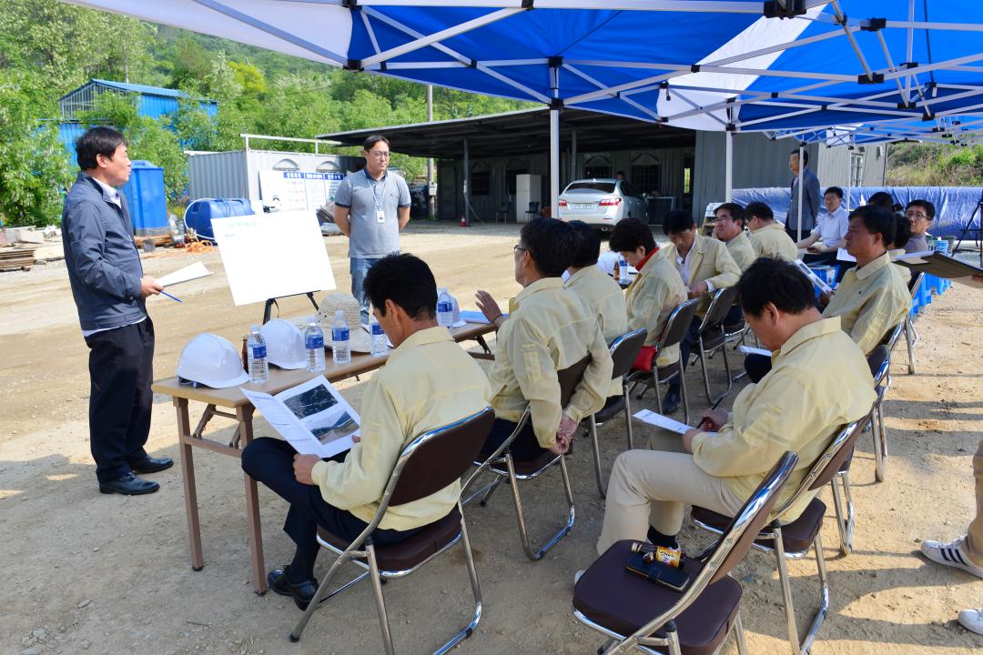 2019년도 사업장점검 현지 확인-망월-만월간 군도 확포장공사