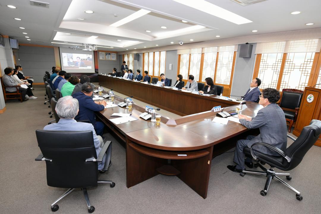 제9대 옥천군의회 개원 1주년 행사（주민의견수렴）