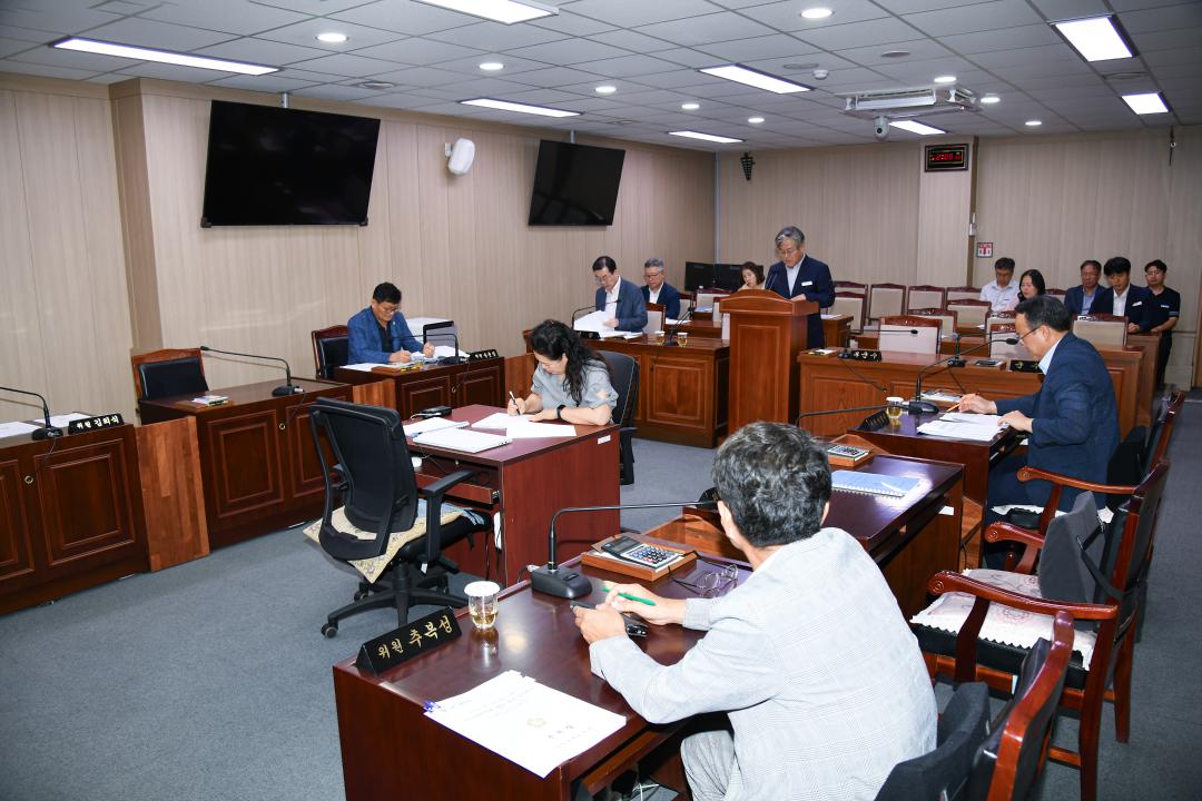 제315회 옥천군의회 제1차 정례회 산업경제위원회 제2차회의