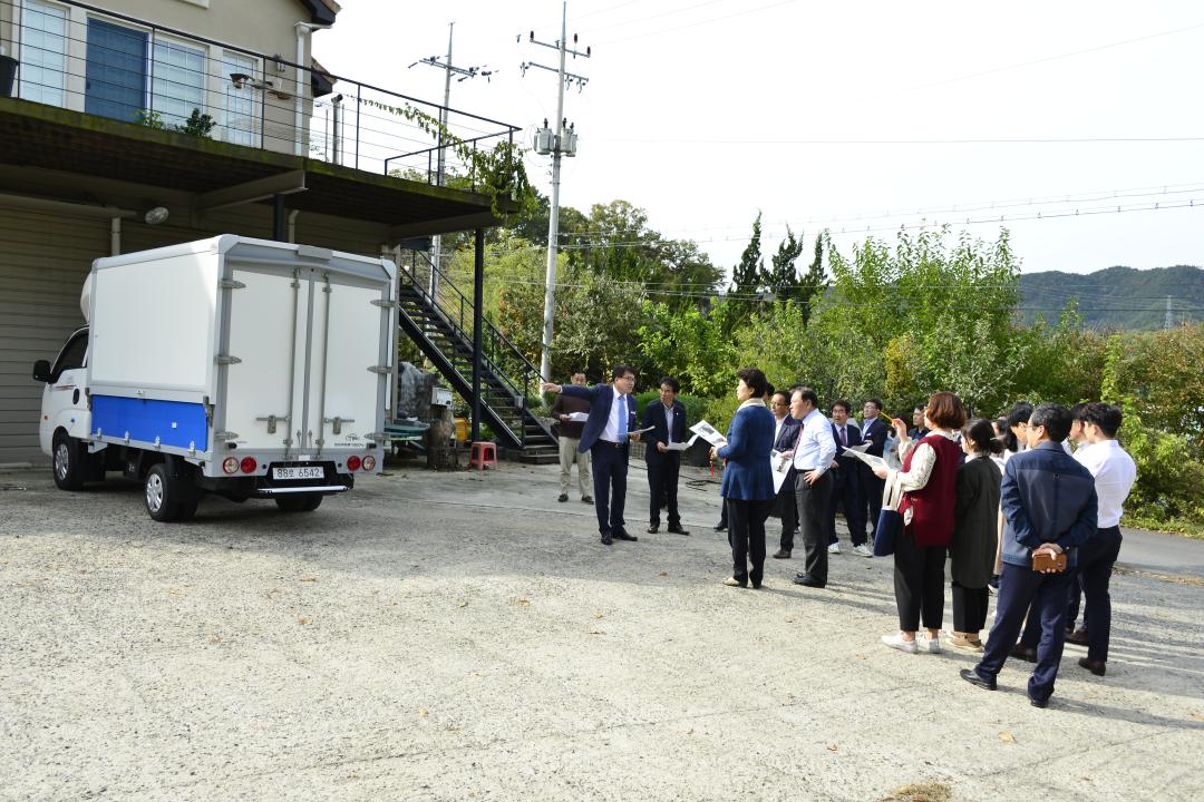 공유재산 심의 관련 현지 확인-옥천군 장애인 일자리 나눔센터 건립