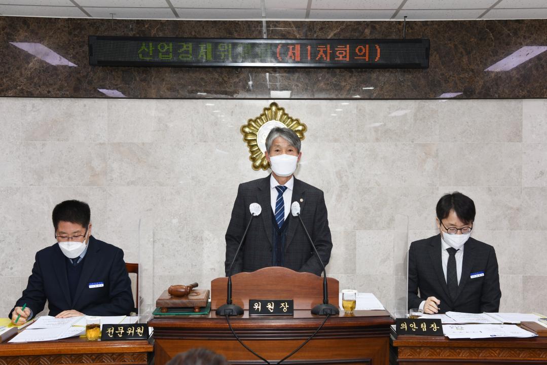 제295회 옥천군의회 임시회 산업경제위원회 제1차회의