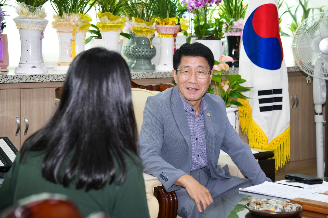 후반기 군의회 의장 인터뷰