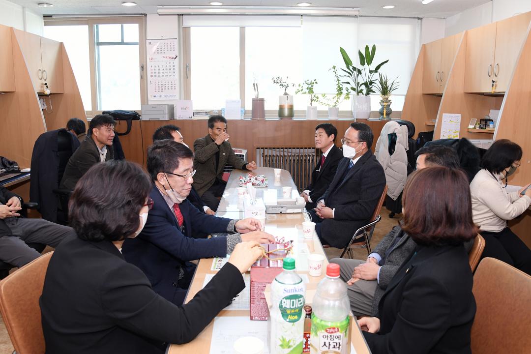 군정홍보실 방문 신년인사