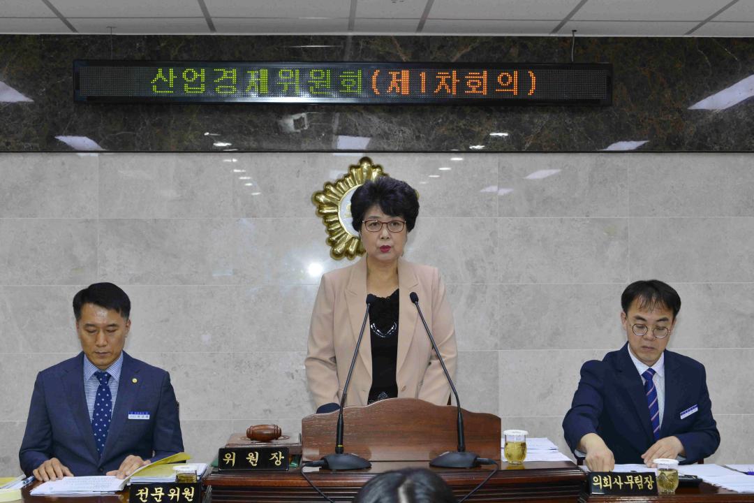 제270회 임시회 산업경제위원회 제1차회의 조례안