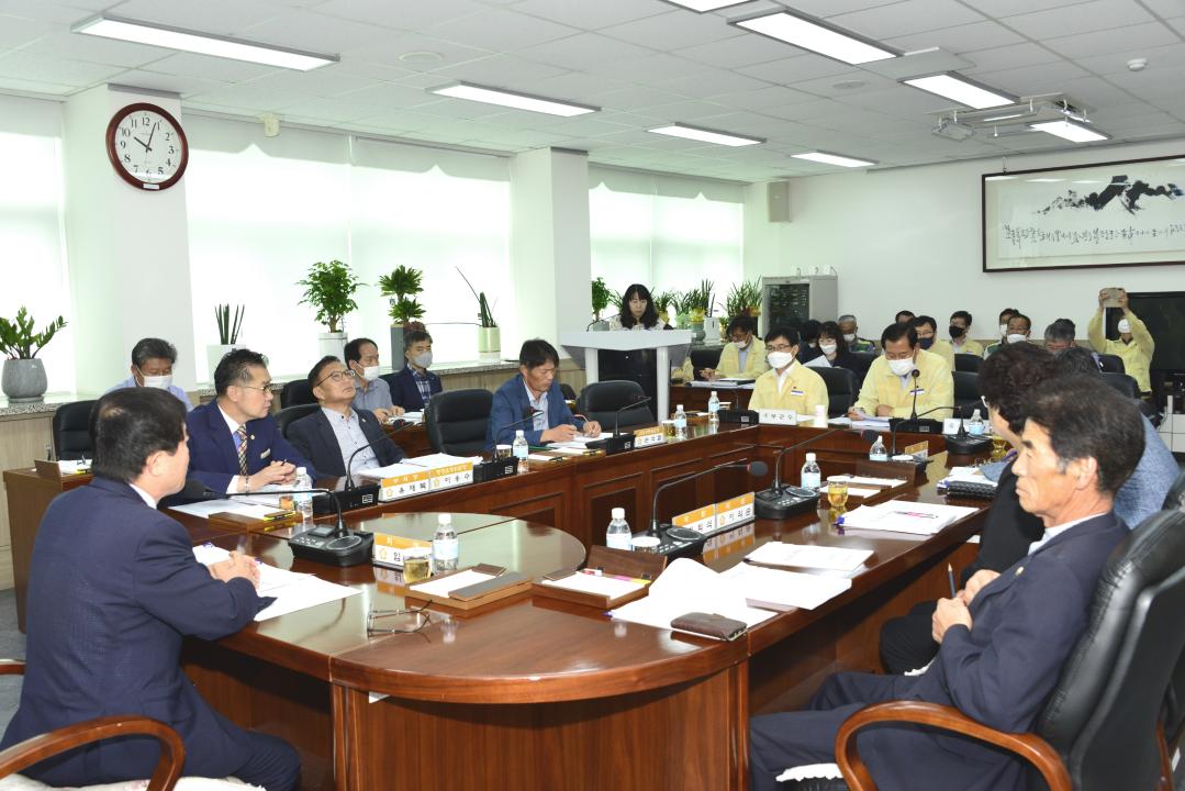 옥천군의회 의원 정례간담회